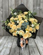 Букет цветов из:  Розы и Лизиантусы #REPLACE_PRED# Лыткарино