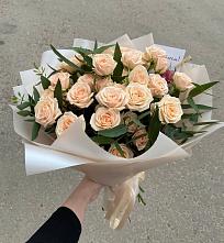 Букет Кремовые розы Латте в Лыткарино