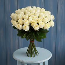 Букет 51 Белая роза Эдлесс Лав в Лыткарино