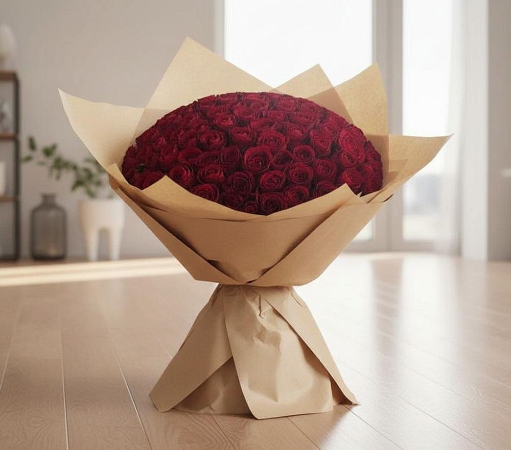 Букет 101 Красная роза в Лыткарино