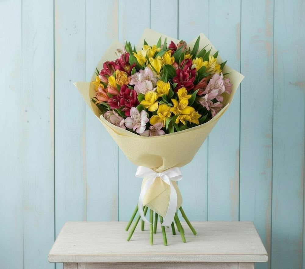 Букет цветов из: Альстромерии в Лыткарино